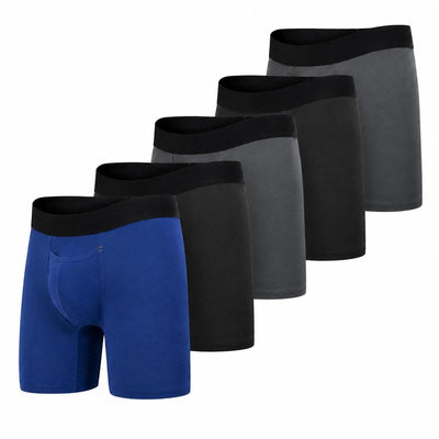 Advanced Men's Pouch Underwear | 5Pack - Black | Dark Gray | Navy
