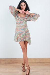 Rosali mini Dress - Pastel Multi