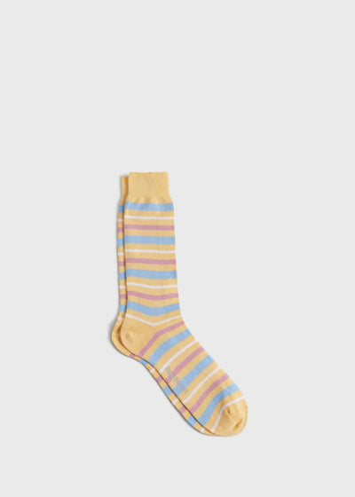 Variegated Stripe Sock - Butter