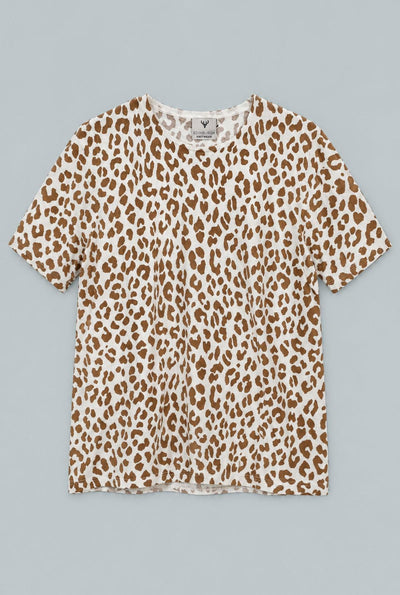 Leo Tee - Optic White/Fossil