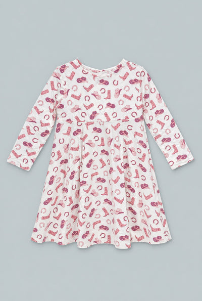 Twirly Bow Dress Cowgirl - Gwen