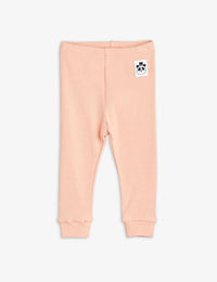 Solid Rib Leggings - Pink