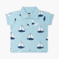 Organic Short Sleeve Polo - Set Sail
