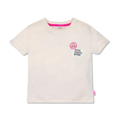 100% Earth Loving patches Kid T-Shirt - Cream - FINAL SALE - T-shirt
