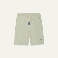 Recycled Cotton Sea Foam Kid Shorts - Sea Foam