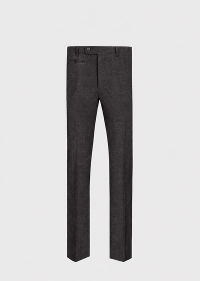 Linen Dress Trousers - Black