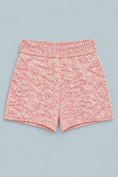 Poppy Sweater Shorts - Pink
