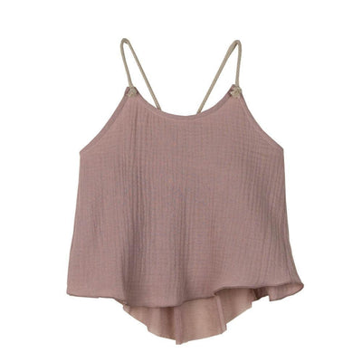 Blouse With Straps - Pink - Blouse