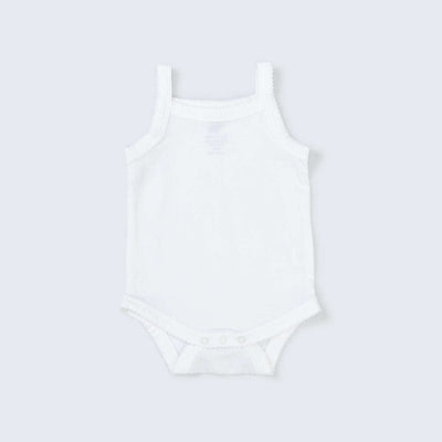 Tank Top Bodysuit - White - Bodysuit