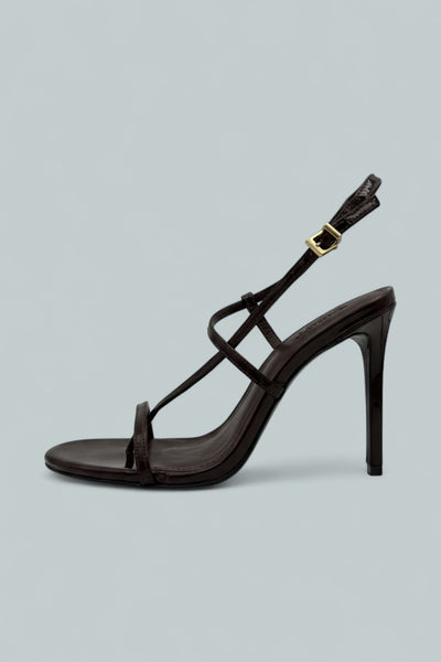 Azure Patent Sandals - Maplewood Patent