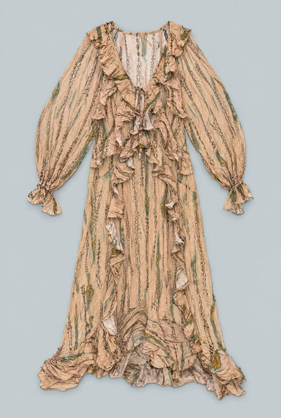 Dolores Dress - Serpent Print