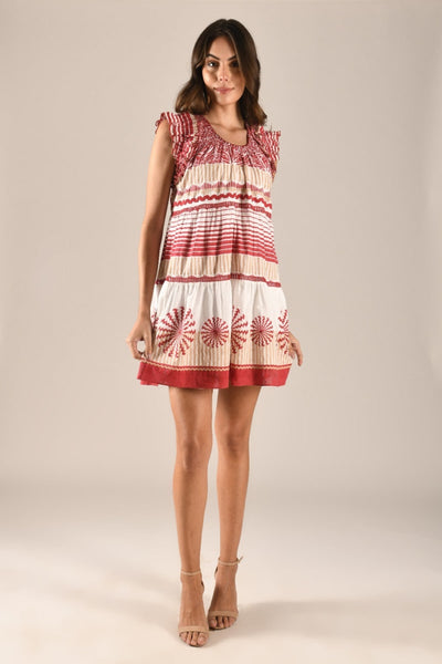 Paro Mini Dress - Red
