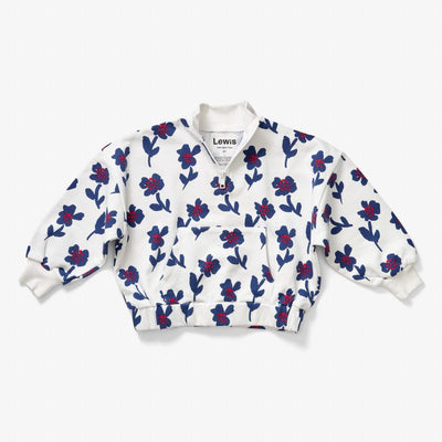 Quarter Zip - Fleur Denim
