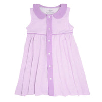 Summer Swing Dress - Purple Basketweave