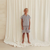 Okko & Nelio Set - Check Blue