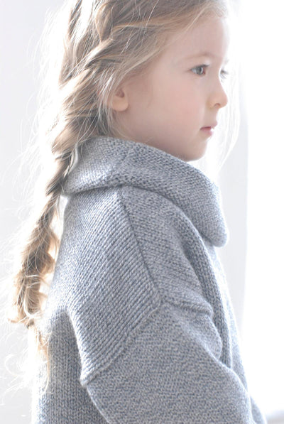 Radis Long Sweater - Heather Grey - 8Y - Sweater