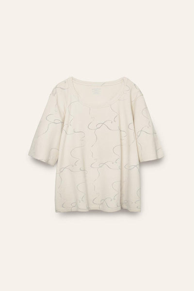 Women’s Organic Pima Cotton Lounge Tee - Breeze - T-shirt