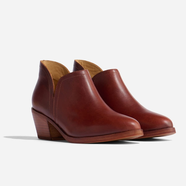 Mia Everyday Ankle Bootie - Auburn - FINAL SALE