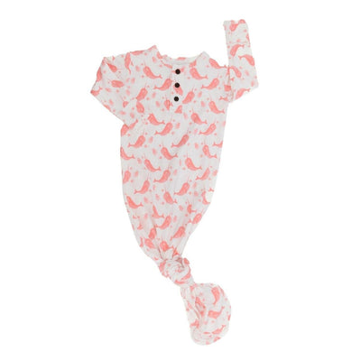 Knotted Gown - Narwhal Pink