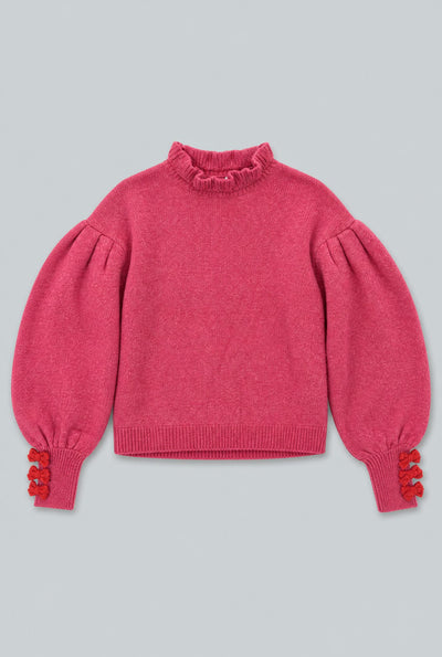 Hattie Mockneck Sweater - Pink