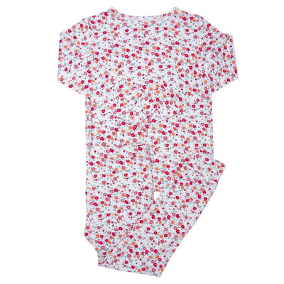 Big Kid Pajama - Crimson Floral