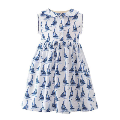 Sailboat Jersey Dress
