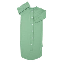 Button Gown - Shale Green