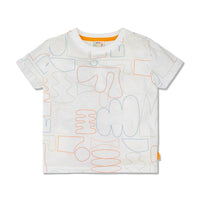 Outline Kid T-Shirt - Natural/outline