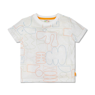 Outline Kid T-Shirt - Natural/outline