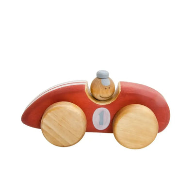 Red Race Car Toy - One Size - ’Wooden Toy - Baby Kids Kids Adult Baby’