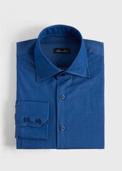 Phineas Cole Dress Shirt - Solid Blue