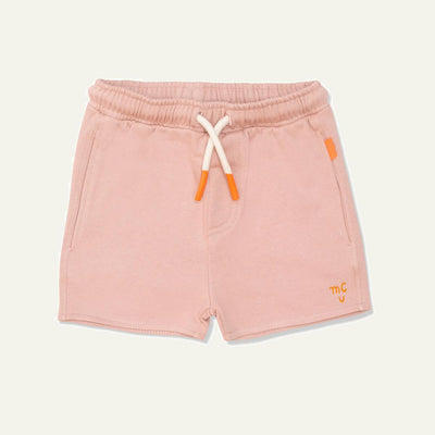 Recycled Cotton Sepia Cropped Girl Shorts - Sepia Rose