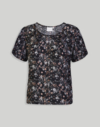 Balloon Sleeve Top - Wildflower Waltz