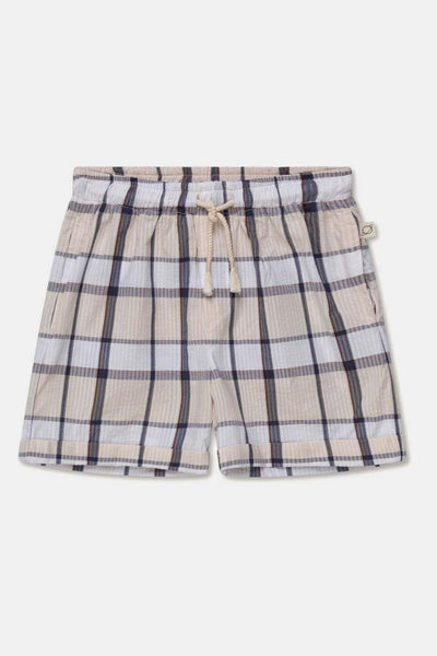 Plaid seersucker bermuda shorts - Unique - Bermuda Short