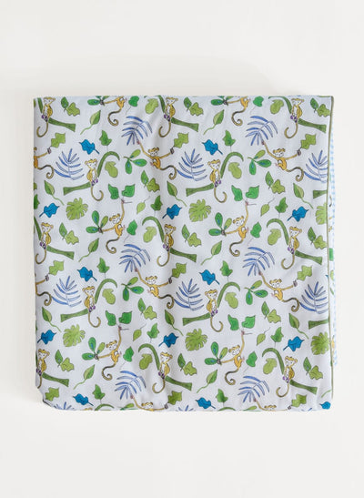 Crib Quilt - Happy Monkey