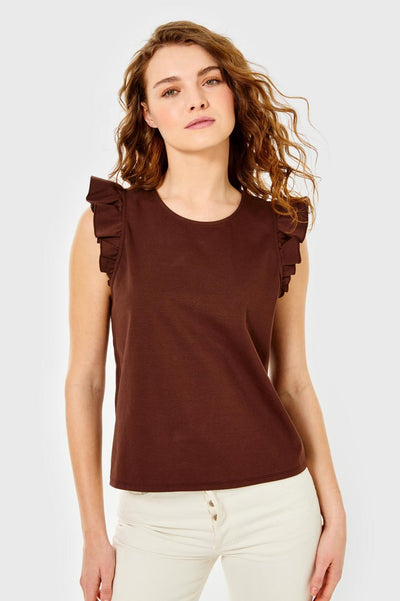 Alice Top - Chicory Coffee