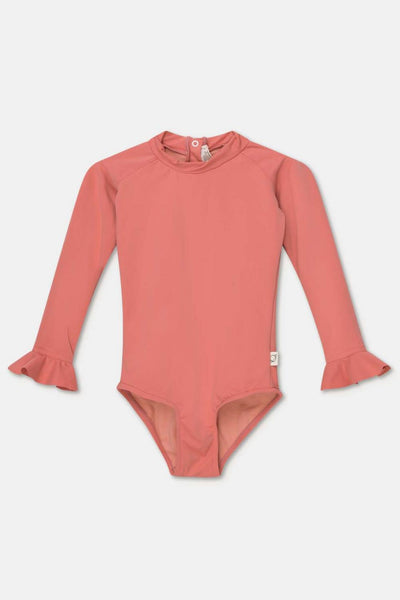 Uv one-piece swimsuit - Coral swim