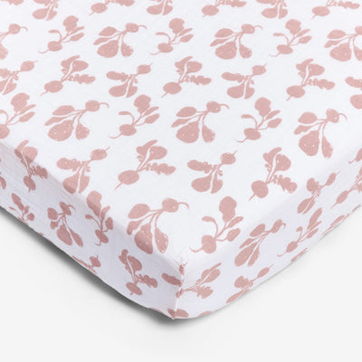 Crib Sheet - Radish Mauve