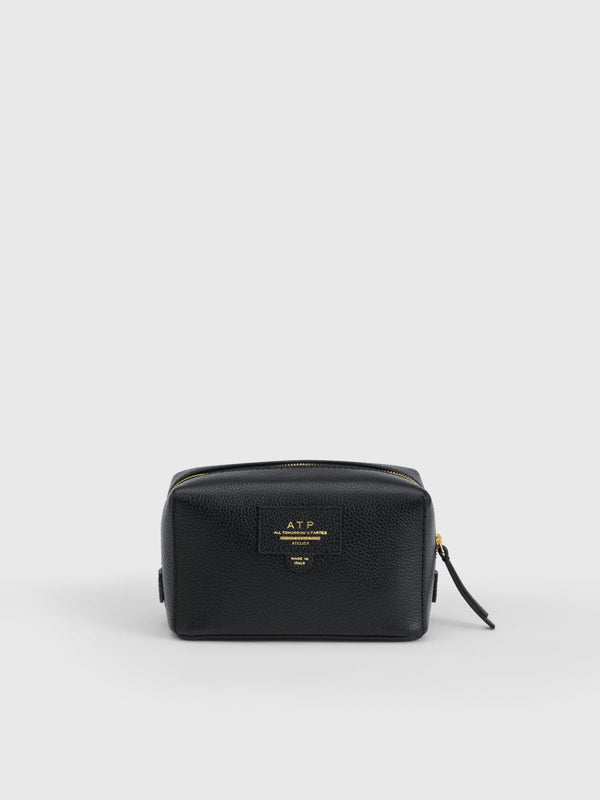 Capanne Grained Calf - Black/Contrast Stitch