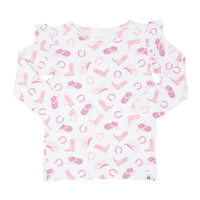 Ruffle Top - Cowgirl Boots