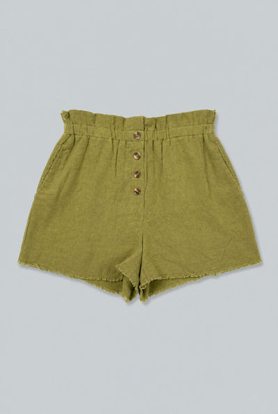 Ryan Paperbag Shorts - Green