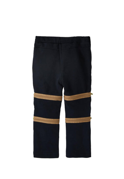 3-in-1 Convertible Joggers with Detachable Knee Pads - Navy