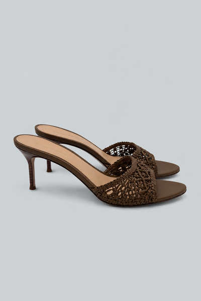 Women's Tia Woven Mules - Chestnut