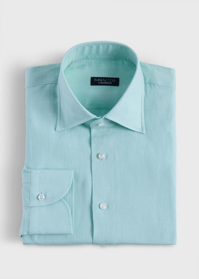 Linen Soft Shirt Geneva - Mint