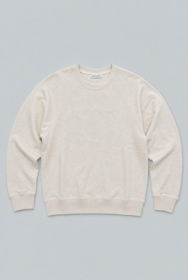 Embroidered Logo Sweatshirt - White