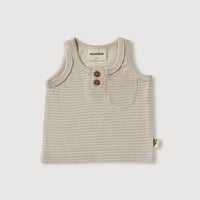 Baby Tank Top - Stone Stripe