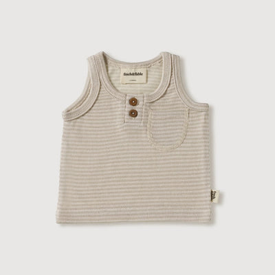 Baby Tank Top - Stone Stripe - Tank Top