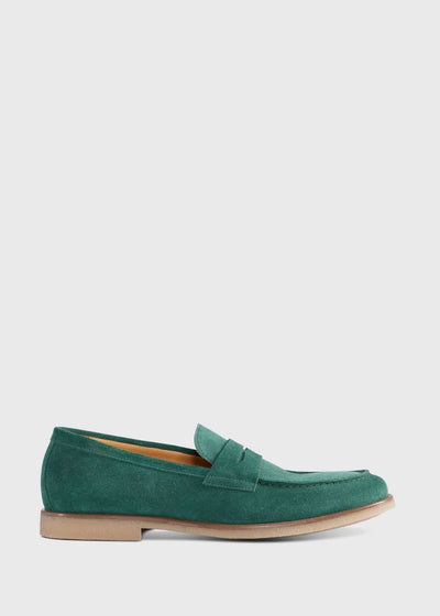 Suede Matthew Loafer - Green