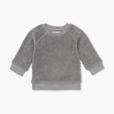 Sherpa Crewneck - Grey - Crewneck Sweatshirt