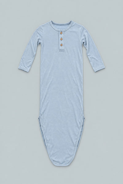 Knotted Gown - Blue Titan